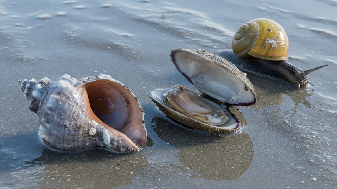 Mollusks, arthropods, and echinoderms