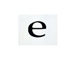 Letter "e" title slide from the microscopy collection